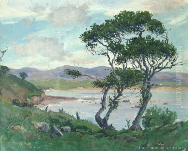 Moeraki Oil Painting by Walter Armiger Bowring