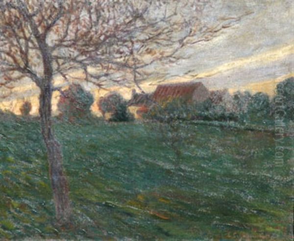 Paysage Automnal De Campagne Oil Painting by Claude Emile Schuffenecker