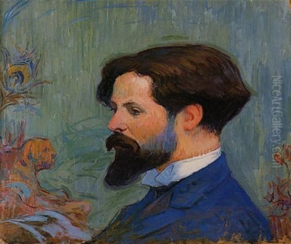 Portrait D'homme Oil Painting by Claude Emile Schuffenecker