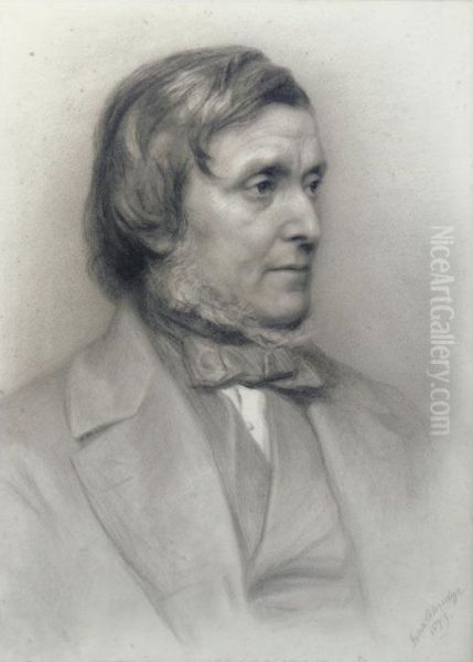 Portrait Drawing Of William Boxall R.a. Oil Painting by William Boxall