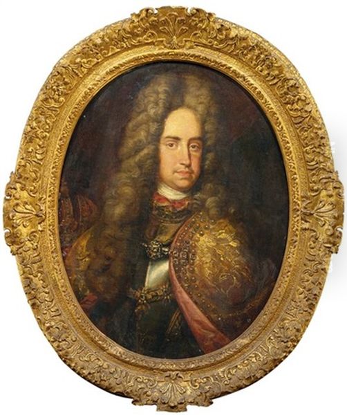 Kaiser Karl Vi. Von Osterreich Oil Painting by Jacob van Schuppen