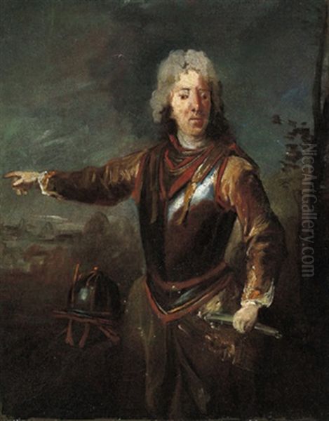 Bildnis Des Prinzen Eugen Von Savoyen Oil Painting by Jacob van Schuppen