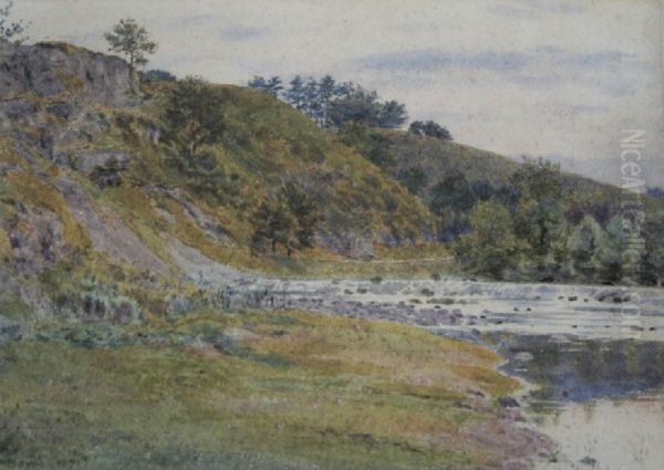 The Teme From Ludford Oil Painting by George Price Boyce