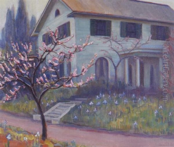 Spring Blossoms Oil Painting by Donna N. Schuster