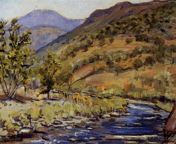 Malibu Canyon Oil Painting by Donna N. Schuster