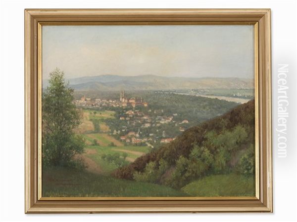 Klosterneuburg Oil Painting by Karl Maria Schuster