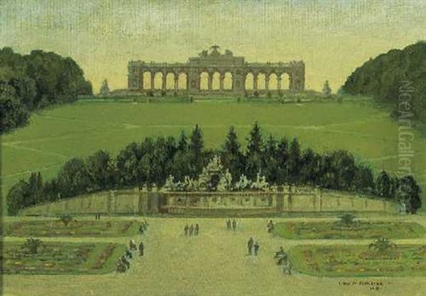 Gloriette Oil Painting by Karl Maria Schuster