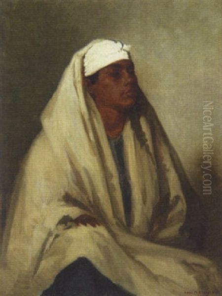 Tunis Oil Painting by Karl Maria Schuster