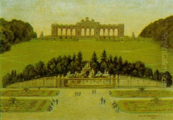 Gloriette Oil Painting by Karl Maria Schuster