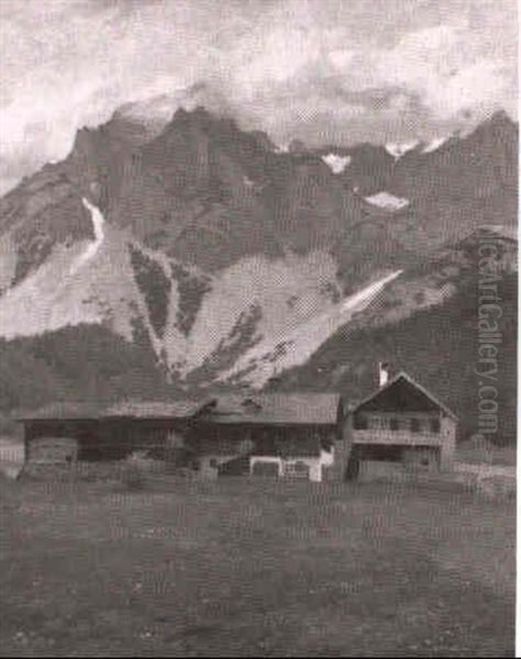 In Der Ramsau Oil Painting by Karl Maria Schuster