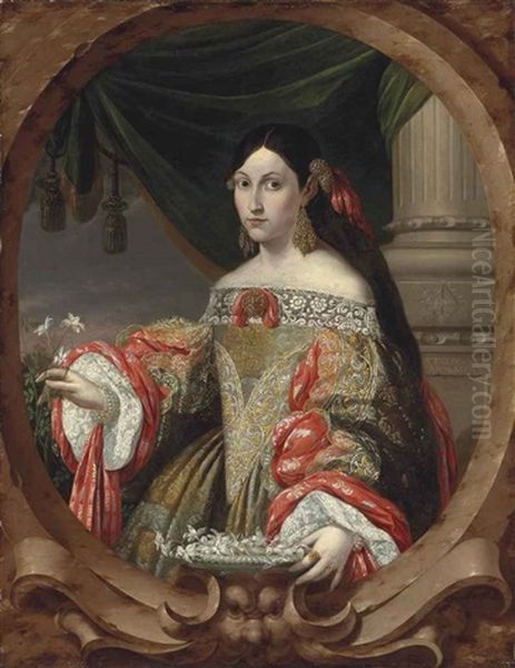 Portrait Of A Lady Oil Painting by Cornelis Schut III