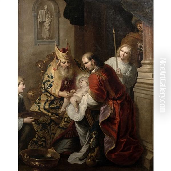 La Circoncision Du Christ Oil Painting by Cornelis Schut the Elder