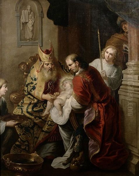 La Circoncision Du Christ Oil Painting by Cornelis Schut the Elder