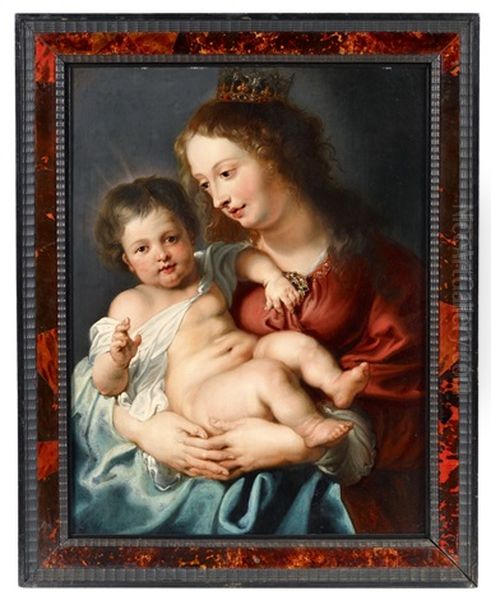 The Virgin As Mother Of God And Queen Of Heaven Oil Painting by Cornelis Schut the Elder