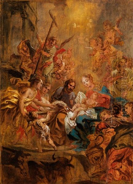 Die Beschneidung Christi Oil Painting by Cornelis Schut the Elder