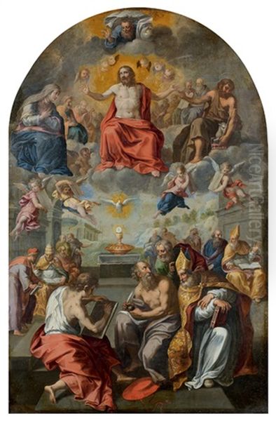 La Fondation De L'eglise Catholique Oil Painting by Cornelis Schut the Elder