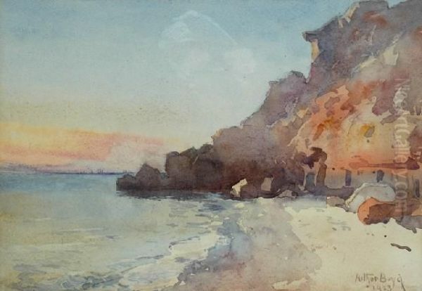 Coastal View Oil Painting by Arthur Merric Boyd