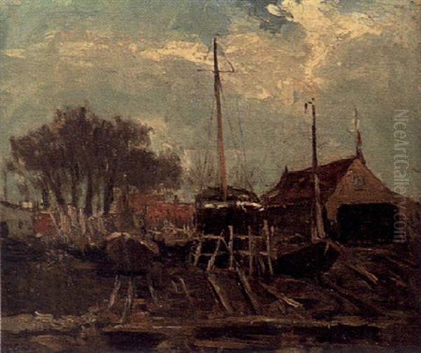 Batar Pa Varv Oil Painting by Willem Joannes Schuetz