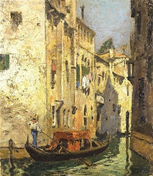 In Venedig Oil Painting by Friedrich Schuez