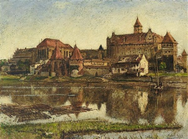 Marienburg Oil Painting by Friedrich Schuez