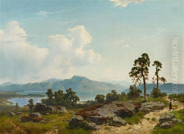 Sommertag Am Chiemsee by Carl Schweich