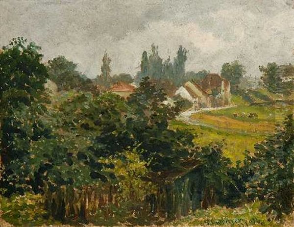 Georgenschweige Oil Painting by Cajetan Schweitzer