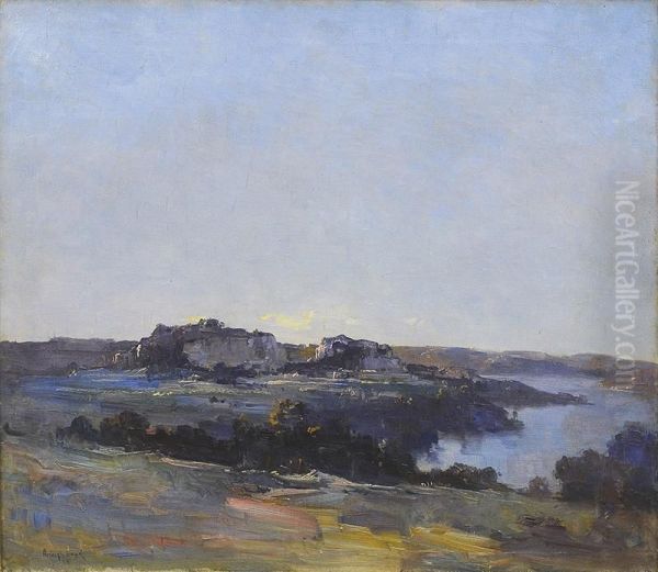 Hill Top View Oil Painting by Theodore Penleigh Boyd