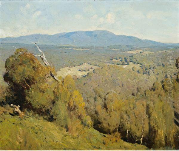 Yarra Valley Landscape Oil Painting by Theodore Penleigh Boyd