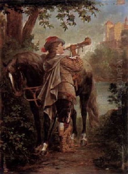 Der Trompeter Von Sakkingen Oil Painting by Karl Schweninger the Younger