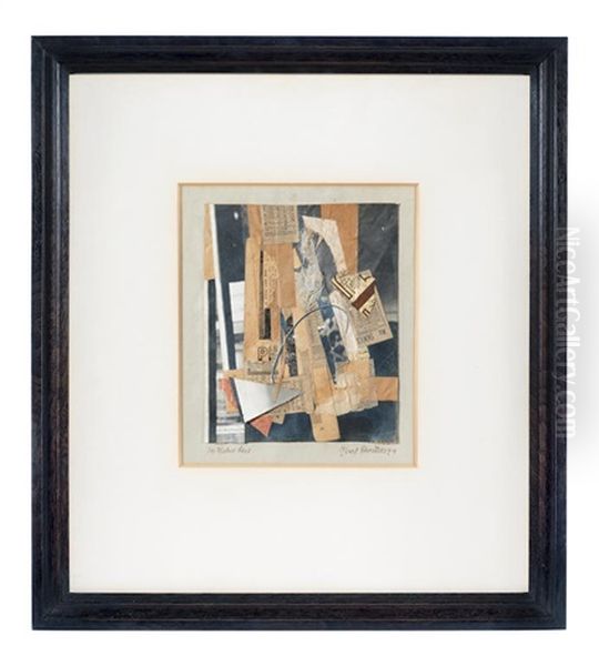 Fur Herbert Read Oil Painting by Kurt Schwitters