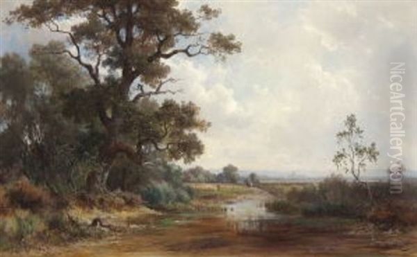 Bei Munchen Oil Painting by Ludwig Sckell