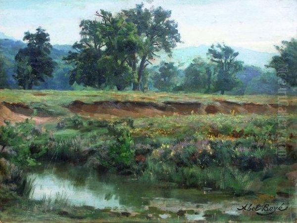 Paysage Oil Painting by Abel Dominique Boye