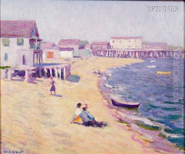 Beach At Provincetown Oil Painting by Colin Alexander Scott