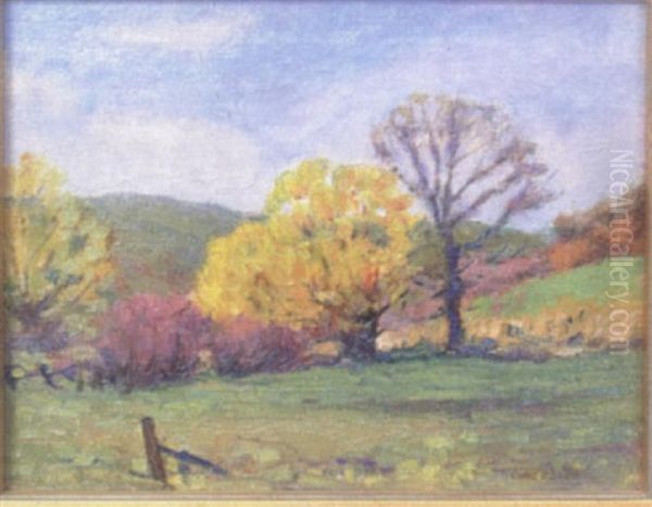 Spring Field Oil Painting by Colin Alexander Scott