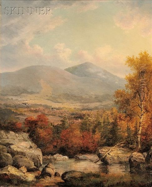 Mt. Washington N.h. Oil Painting by John White Allen Scott