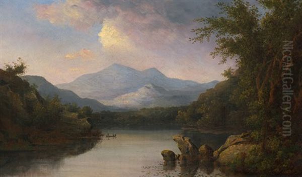 Autumn In The White Mountains Oil Painting by John White Allen Scott