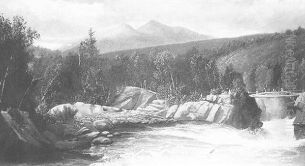 Spring In The White Mountains Oil Painting by John White Allen Scott