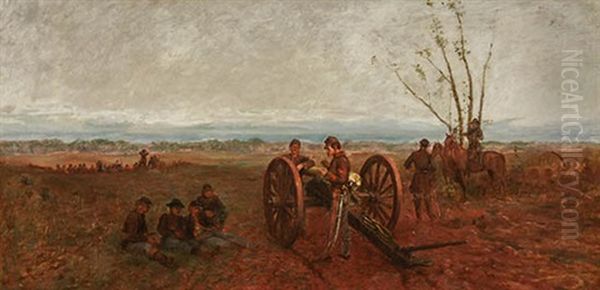 Upon The Eve Of The Battle Of Haymarket Oil Painting by Julian Scott