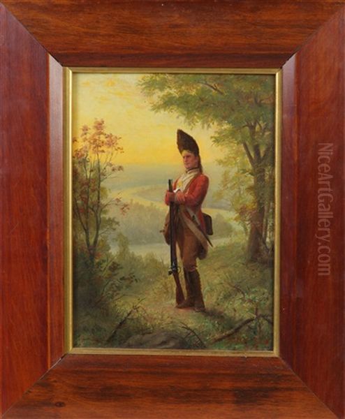 Revolutionary War Soldier Oil Painting by Julian Scott