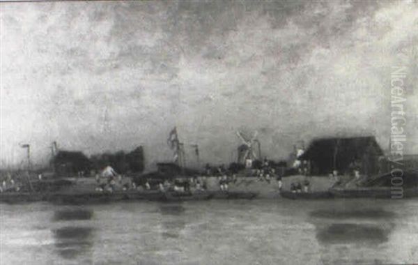 Dordrecht Oil Painting by Robert Bagge Scott