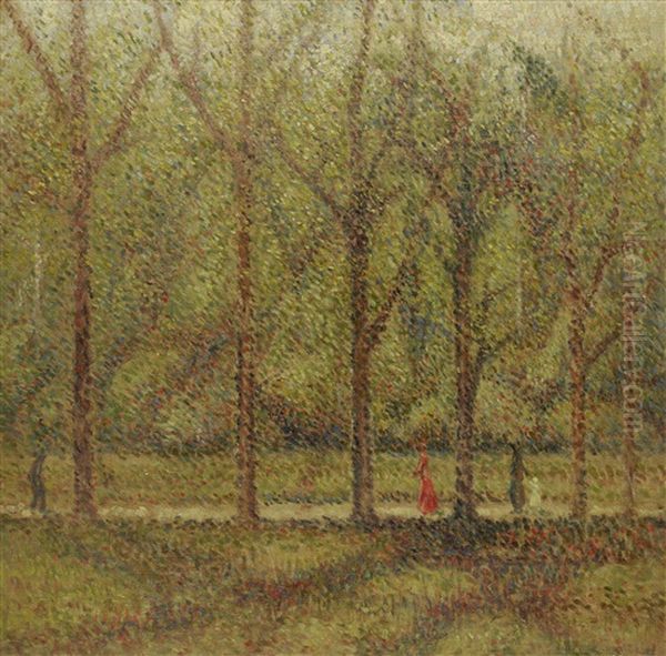 Pathway Through The Trees Oil Painting by Elliott Seabrooke