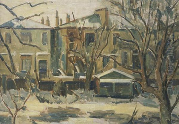 Winter Landscape Oil Painting by Elliott Seabrooke