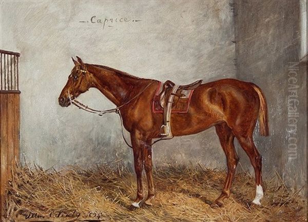 Caprice; All Fours (a Pair) Oil Painting by Allen Culpepper Sealy