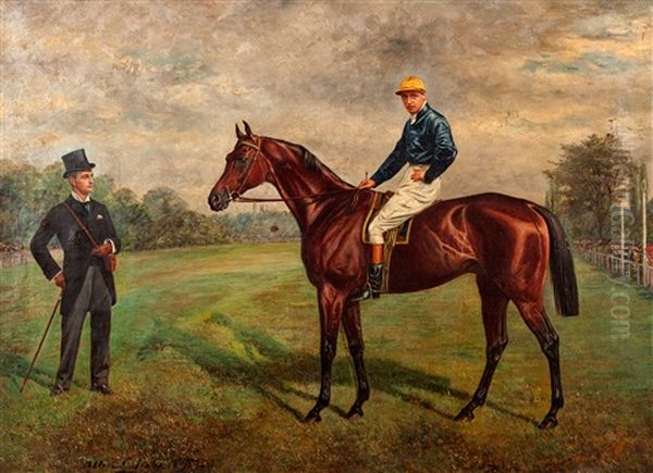 Le Jockey Oil Painting by Allen Culpepper Sealy