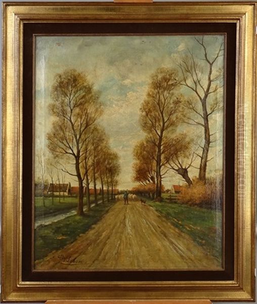 Chemin Anime Oil Painting by Henri van Seben