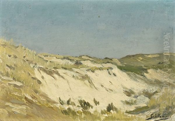 Vue Du Cap Ferret (?) Oil Painting by Paul Sebilleau