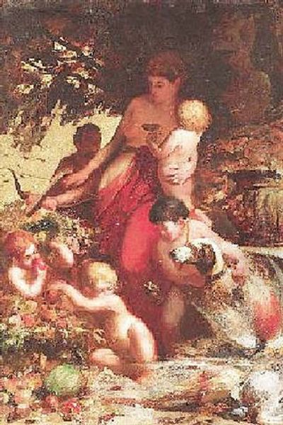 Allegorie Auf Den Herbst Oil Painting by Otto Seeck