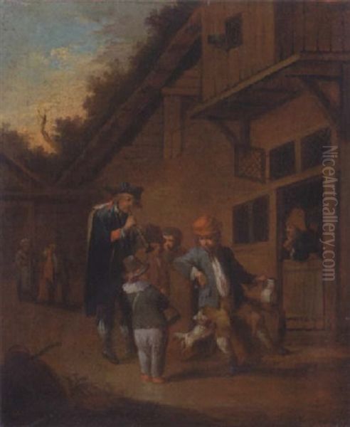 Wandermusikanten Oil Painting by Johann Conrad Seekatz