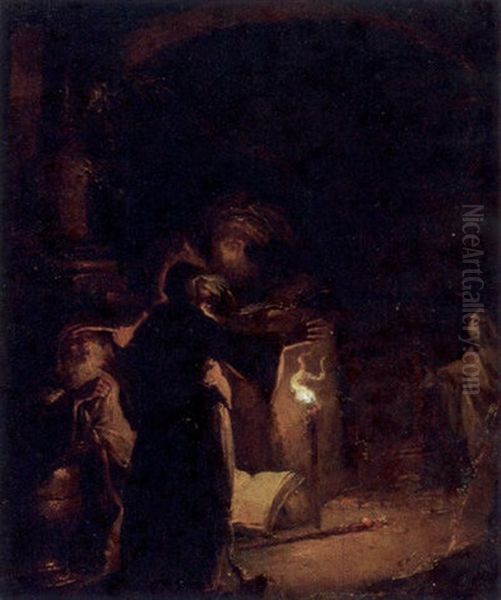 Alttestamentarische Szene Oil Painting by Johann Conrad Seekatz