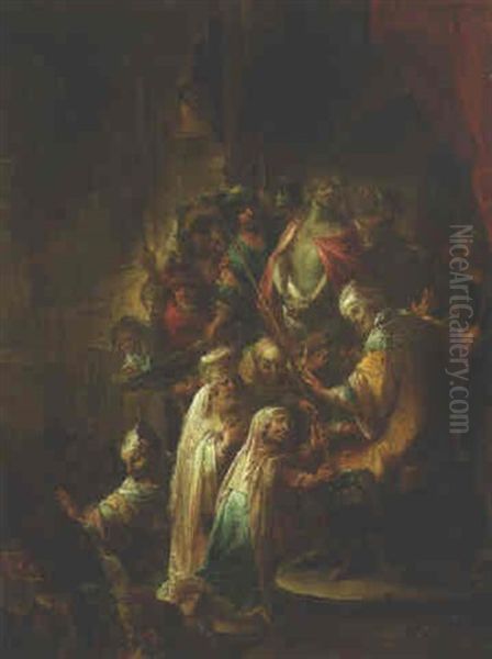 Christ Presented To The People Oil Painting by Johann Conrad Seekatz